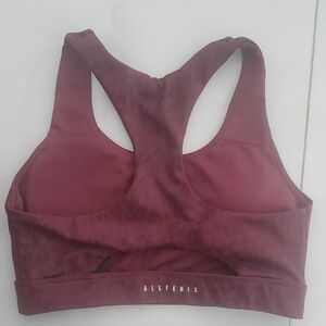 AllFenix Maroon Sports Bra